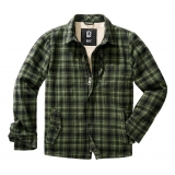 Classic Sherpa Jacket oliv-black check