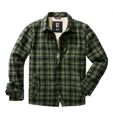 Classic Sherpa Jacket oliv-black check