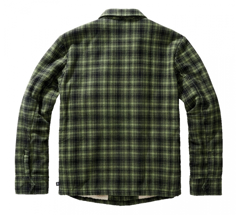 Classic Sherpa Jacket oliv-black check