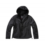 Women Frontzip Windbreaker schwarz