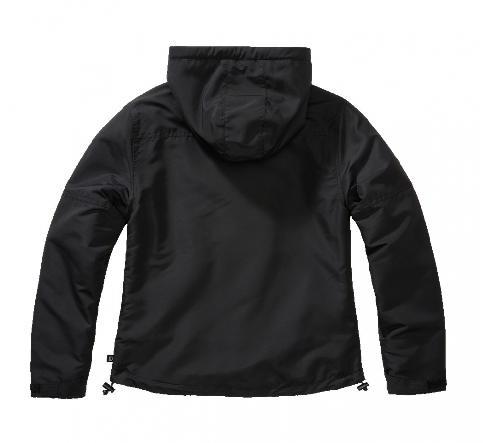 Women Frontzip Windbreaker schwarz