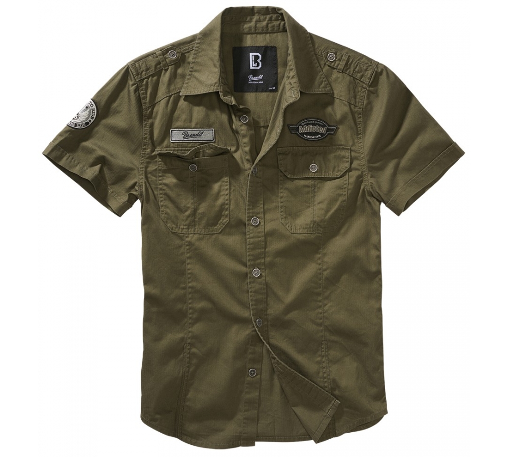 Luis Vintage Shirt Short Sleeve olive