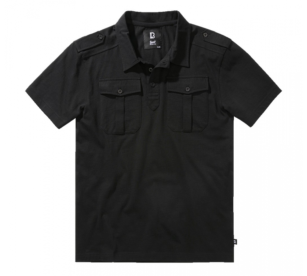 Jon Poloshirt Short Sleeve schwarz