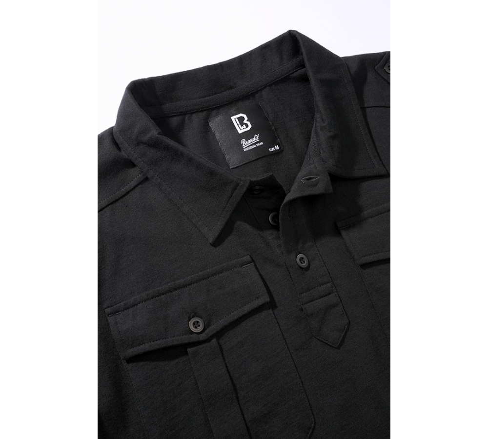Jon Poloshirt Short Sleeve schwarz