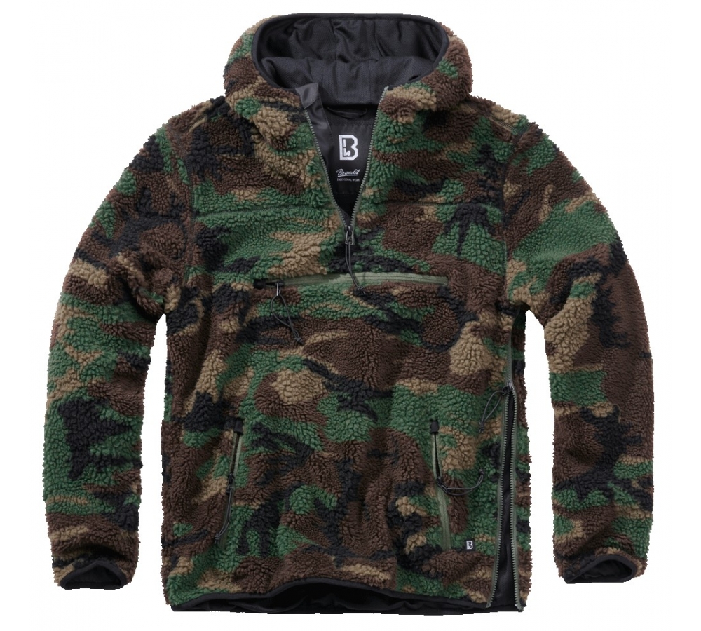 Pull Ouvrier Teddyfleece camouflage forêt