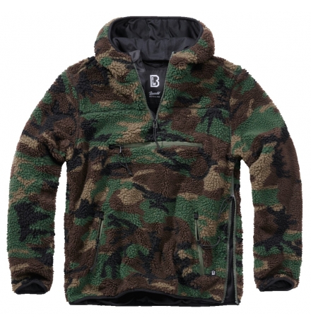 Pull Ouvrier Teddyfleece camouflage forêt