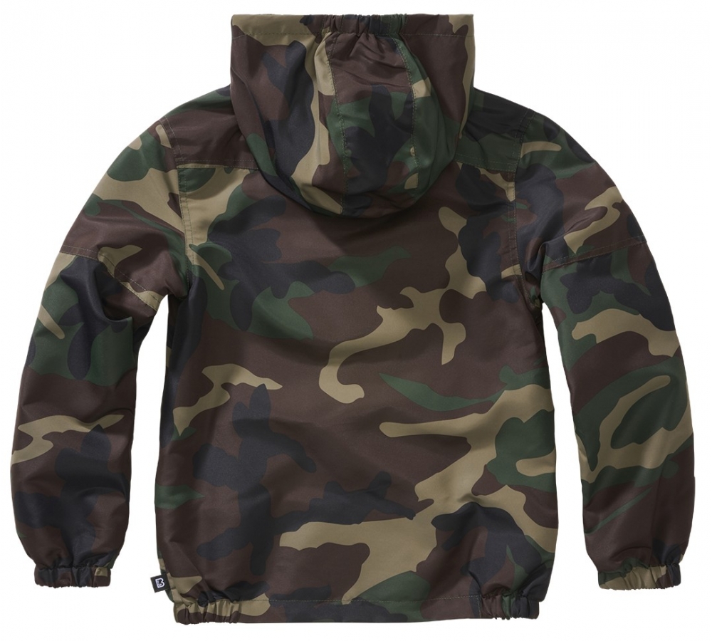 Coupe-vent Frontzip Été Enfant camouflage forêt