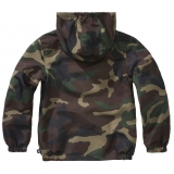 Coupe-vent Frontzip Été Enfant camouflage forêt
