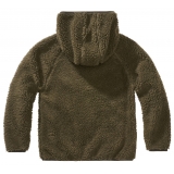 Kids Teddyfleece Jacket Hooded olive