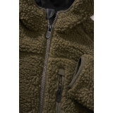 Kids Teddyfleece Jacket Hooded olive