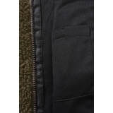 Kids Teddyfleece Jacket Hooded olive