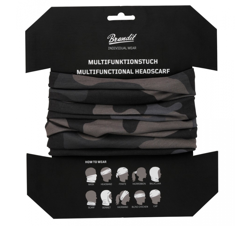 Multifunction Headgear Brandit darkcamo