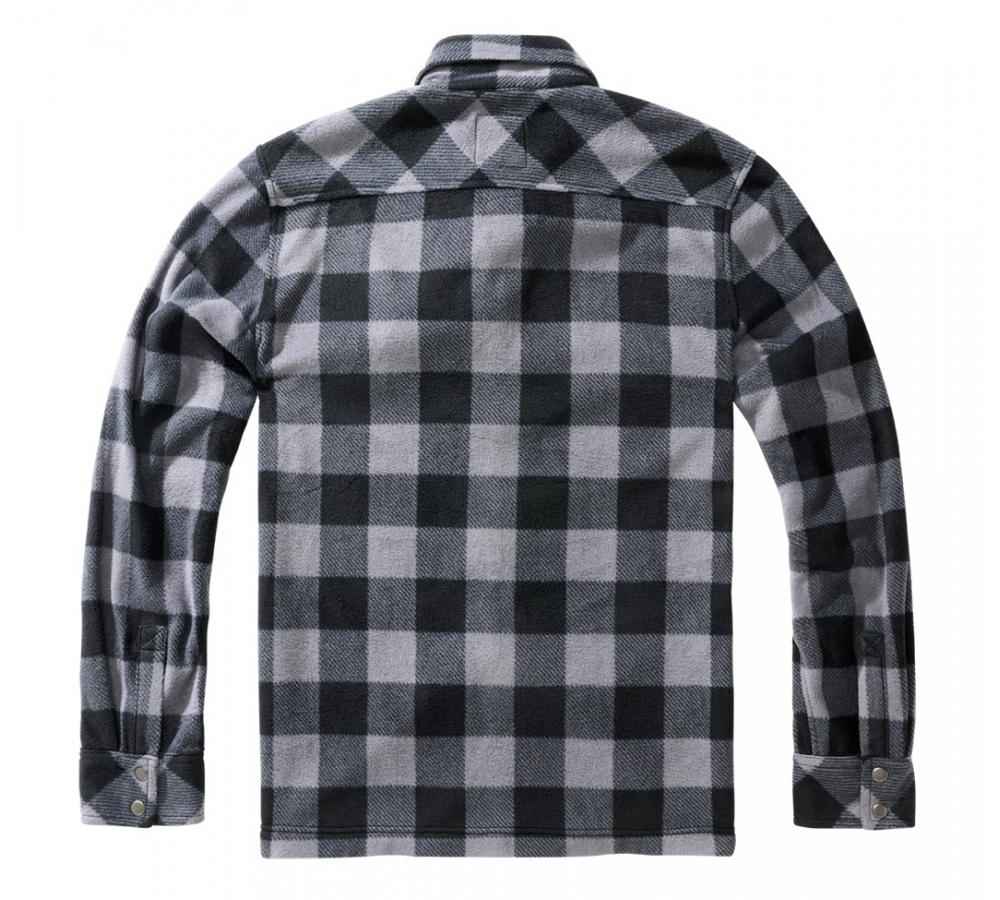 Jeff Fleece Shirt Long Sleeve black/grey