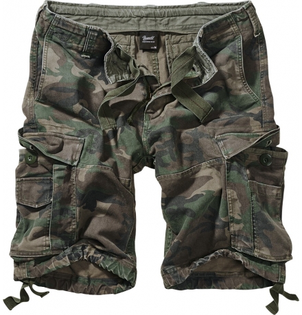 Short Vintage camouflage forêt
