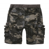 Packham Vintage Szorty ciemne moro
