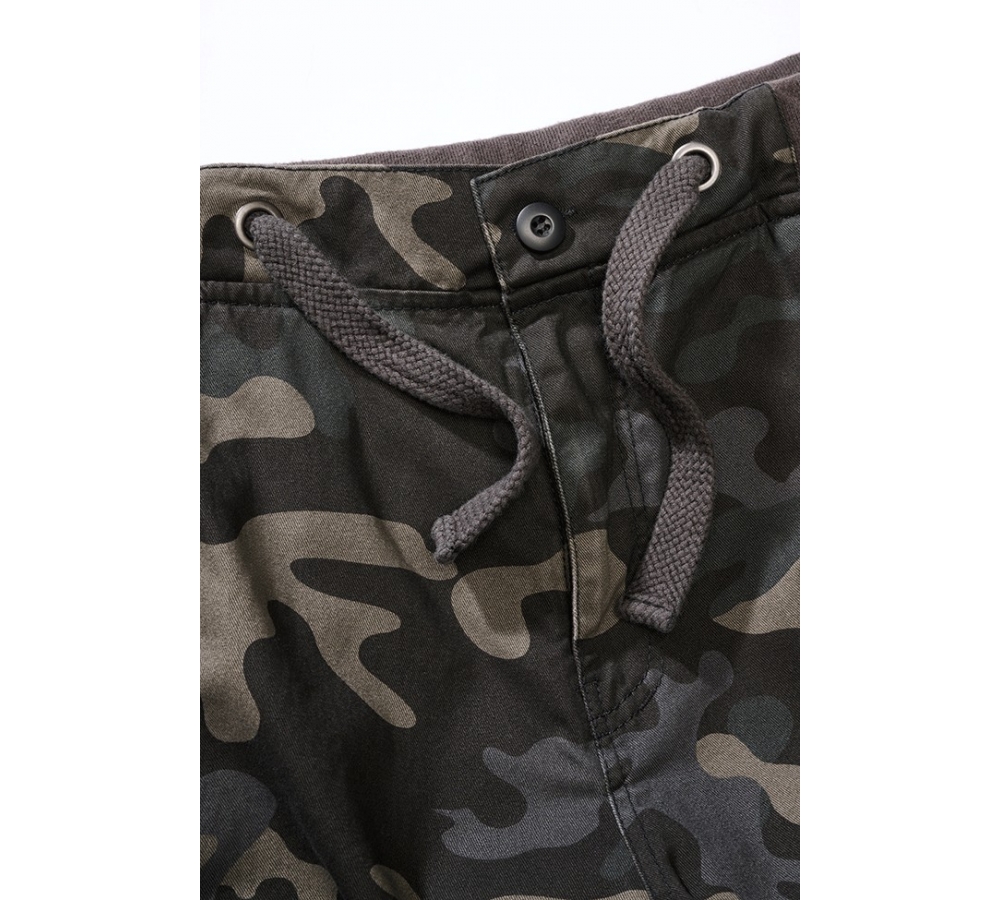 Packham Vintage Szorty ciemne moro