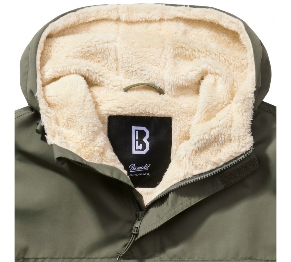 Sherpa Windbreaker olive