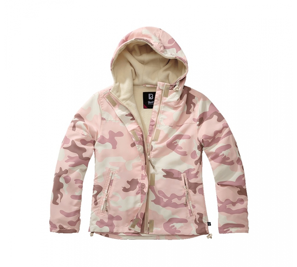 Women Frontzip Windbreaker candy camo