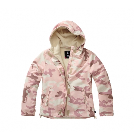 Women Frontzip Windbreaker candy camo