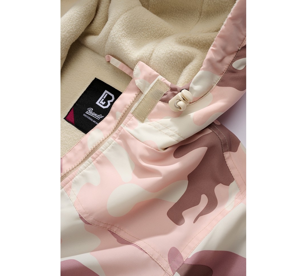 Women Frontzip Windbreaker candy camo