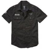 Luis Vintage Shirt Short Sleeve schwarz