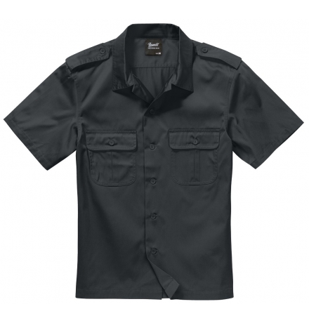 US Shirt Short Sleeve schwarz