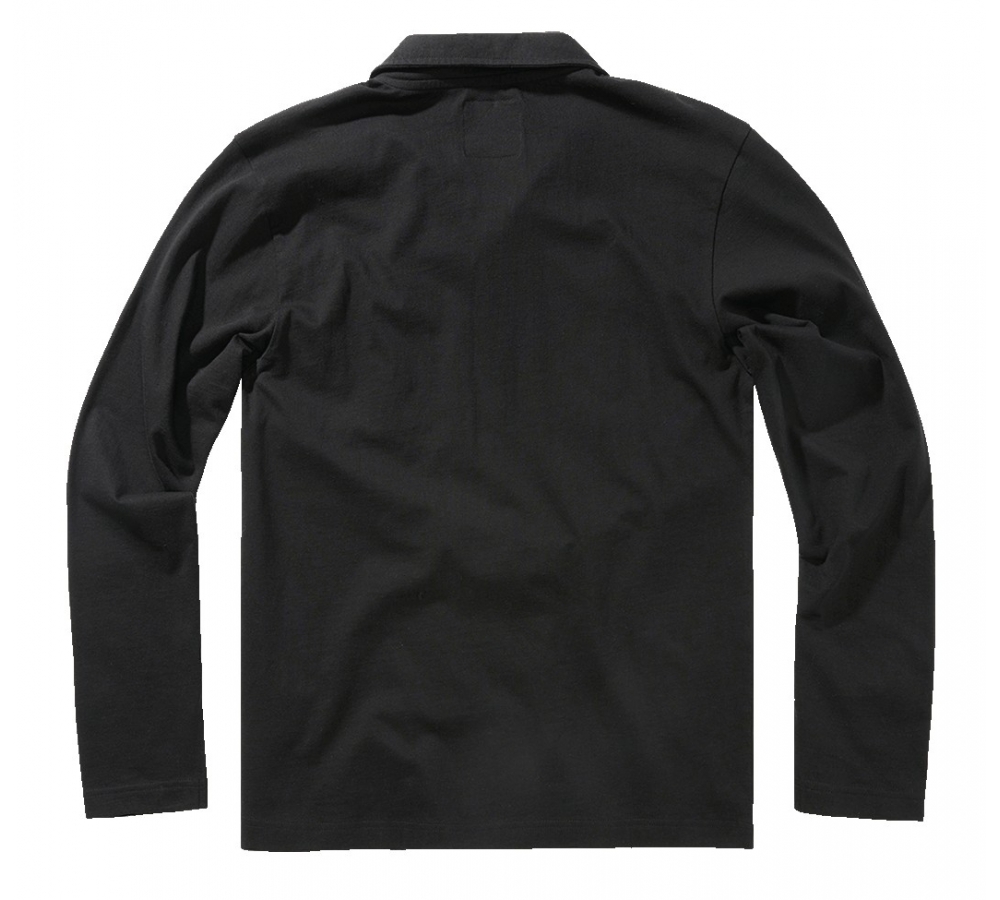 Willis Poloshirt Long Sleeve schwarz