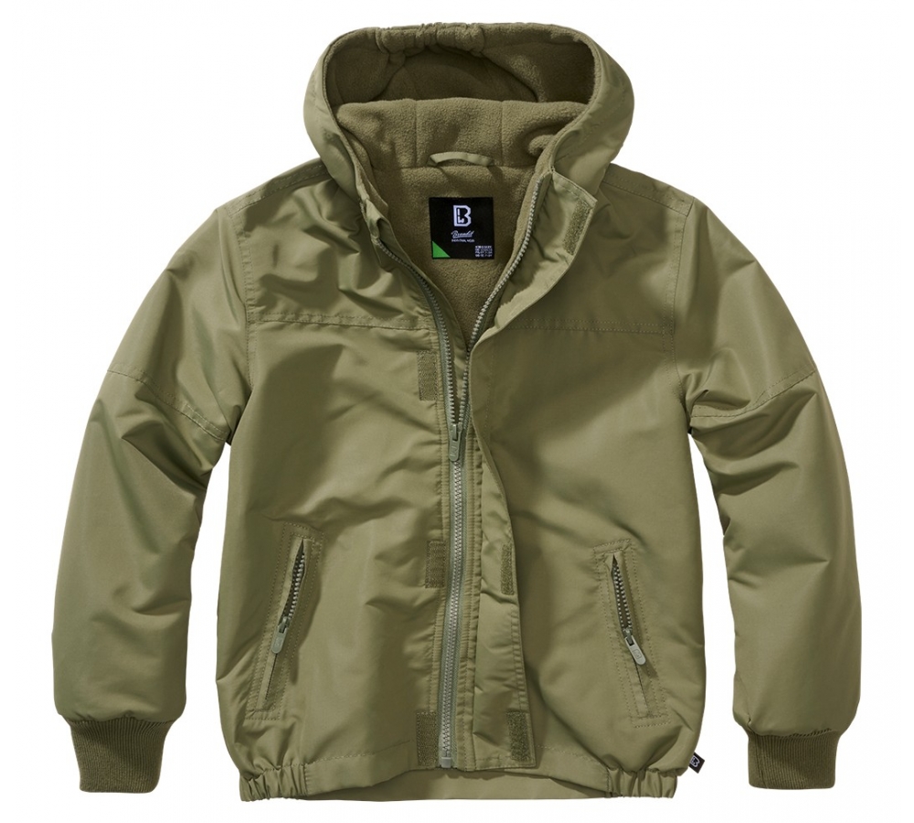 Kids Frontzip Windbreaker olive