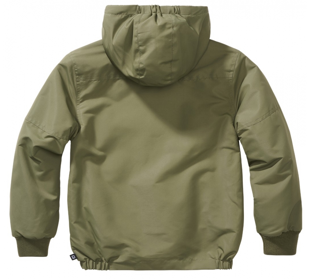 Kids Frontzip Windbreaker olive