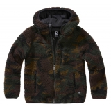 Kids Teddyfleece Jacket Hooded woodland