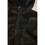 Kids Teddyfleece Jacket Hooded woodland