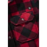 Jeff Fleece Shirt Long Sleeve red/black