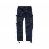 Pure Slim Fit Pants granatowe