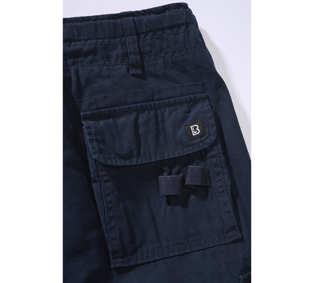 Pure Slim Fit Pants granatowe