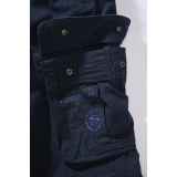 Pure Slim Fit Pants granatowe