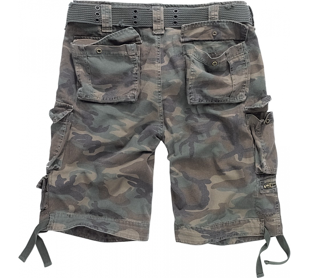 Short Vintage Savage camouflage forêt