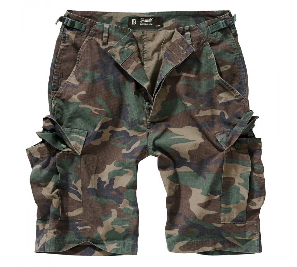 Pantalones Cortos BDU Ripstop woodland