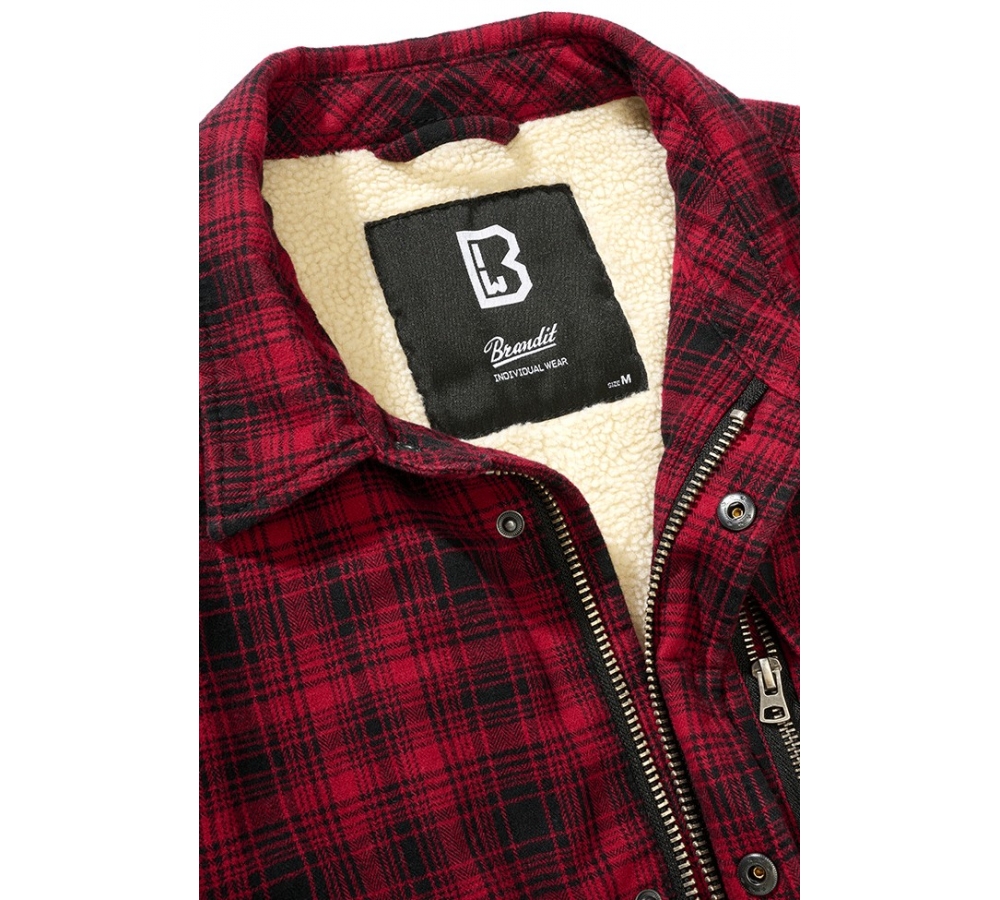 Classic Sherpa Jacket red/black