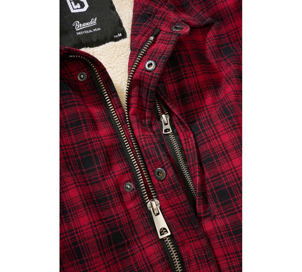 Classic Sherpa Jacket red/black