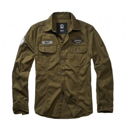Luis Vintage Shirt Long Sleeve olive