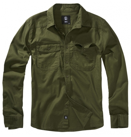 Flannel Shirt Long Sleeve olive
