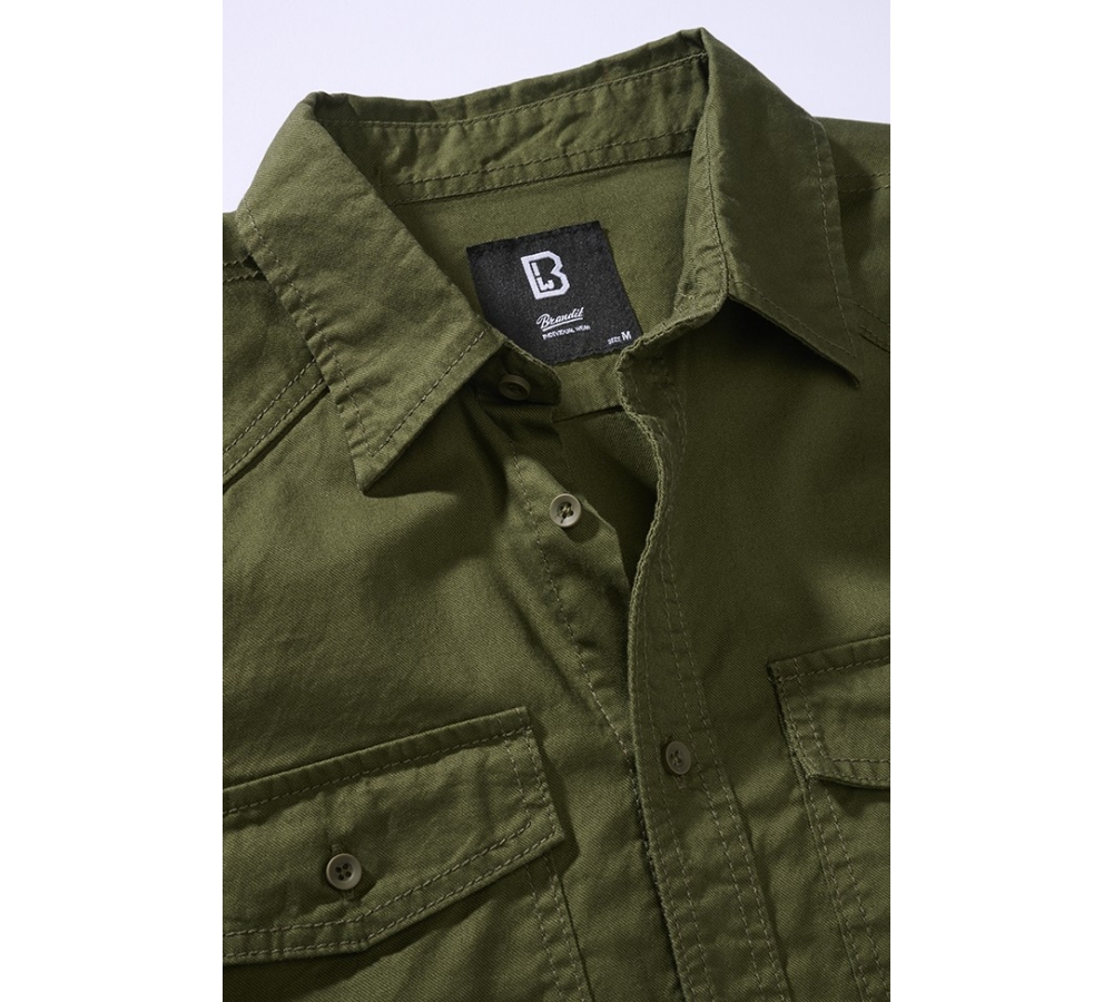 Flannel Shirt Long Sleeve olive