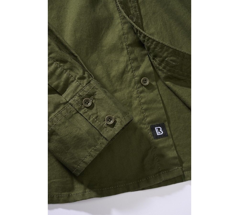 Flannel Shirt Long Sleeve olive