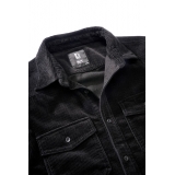 Corduroy Classic Shirt Long Sleeve schwarz