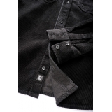 Corduroy Classic Shirt Long Sleeve schwarz