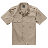 US Shirt Short Sleeve beige