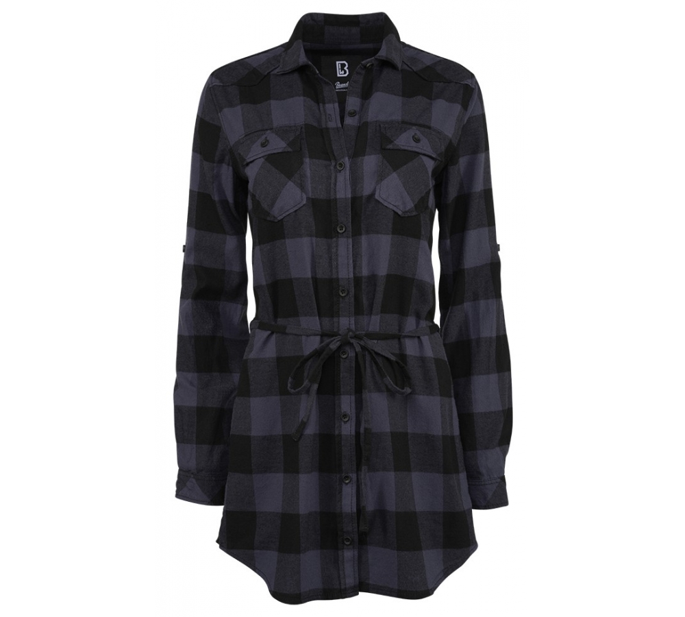 Women Lucy Longshirt Long Sleeve black/grey
