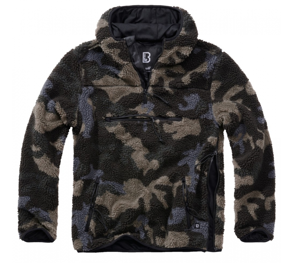 Pull Ouvrier Teddyfleece camouflage foncé