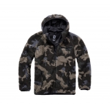 Veste Ouvrier Teddyfleece camouflage foncé