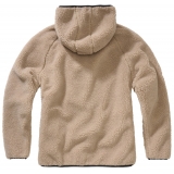 Women Teddyfleece Jacket Hooded camel